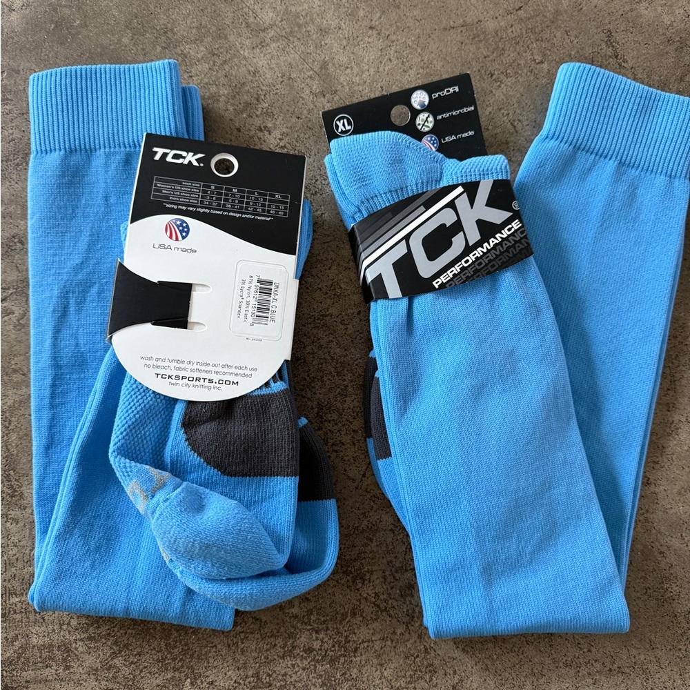 Baseball over the knee socks,price is for 1 set, but 2 sets are avail.